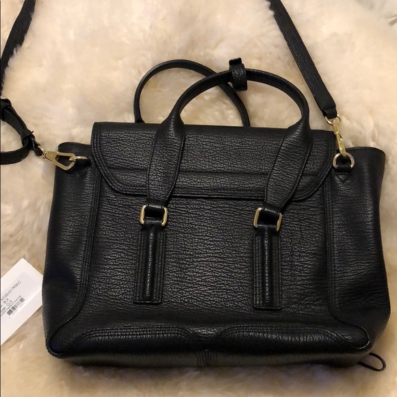 Authentic PHILIP LIM Pashli Medium Black satchel - Picture 8 of 8